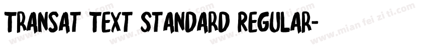 Transat Text Standard Regular字体转换